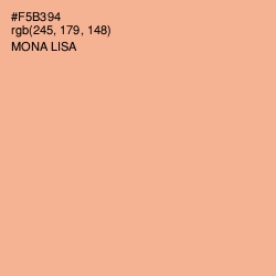 #F5B394 - Mona Lisa Color Image